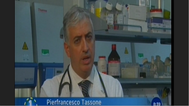 Intervista del Prof. Pierfrancesco Tassone a “Uno Mattina” su Rai Uno nell’ambito della giornata nazionale per la ricerca sul cancro promossa da AIRC